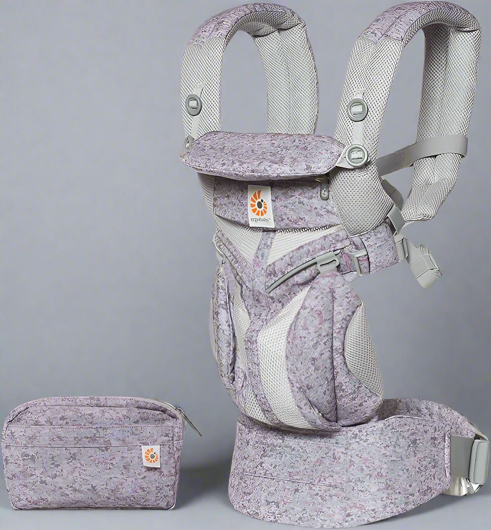 Porte Bebe - BreathBabyBag™ - Mauve Lavande - Poussebebe