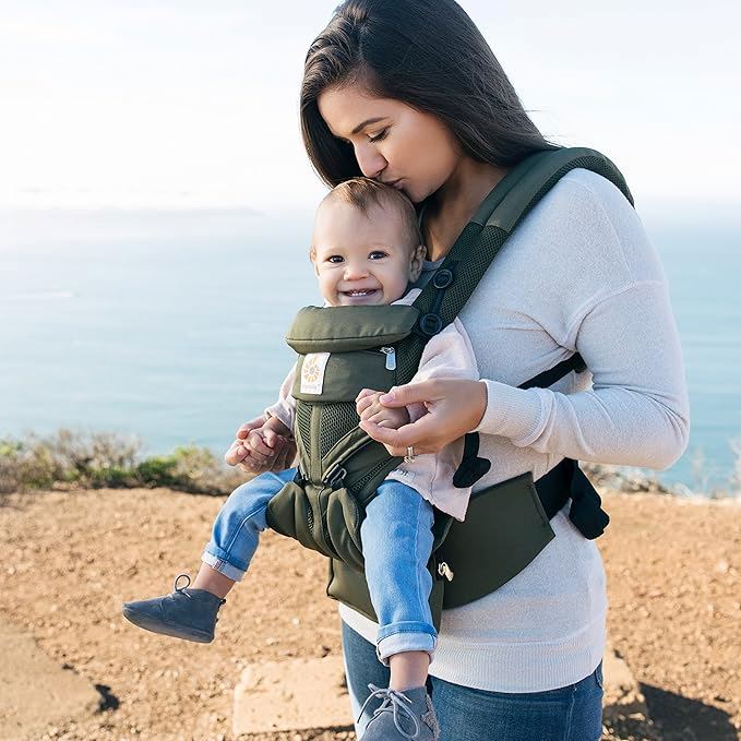 Porte Bebe - BreathBabyBag™ - Vert Olive - Poussebebe