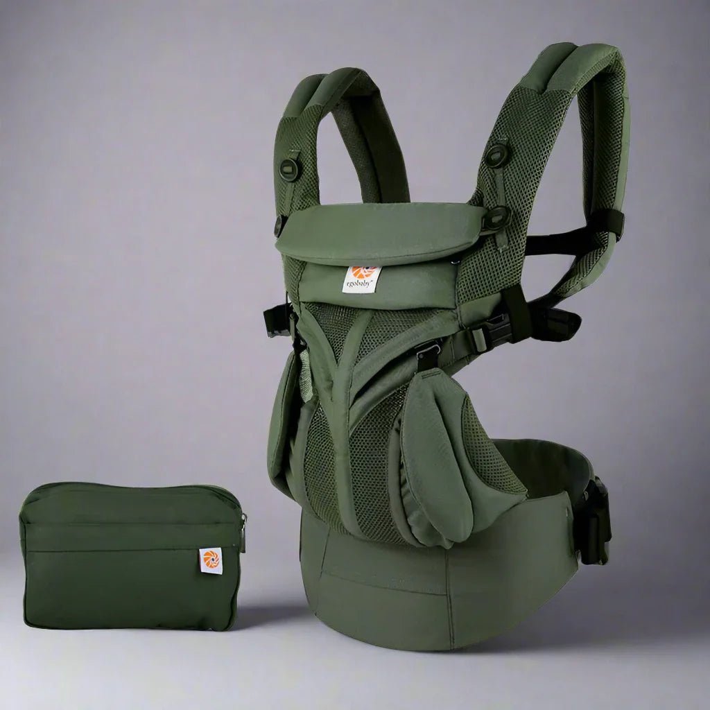 Porte Bebe - BreathBabyBag™ - Vert Olive - Poussebebe