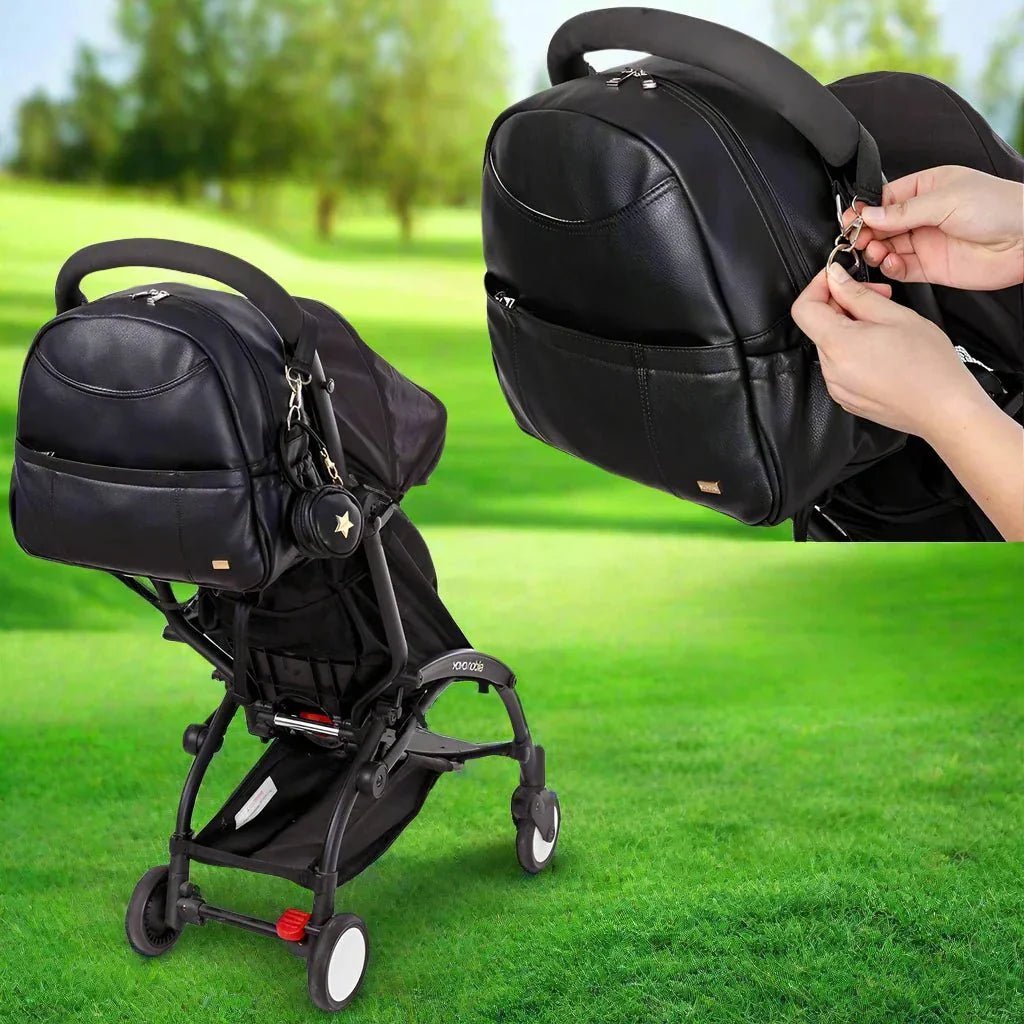 Sac à Langer - BlackDiaperBackpack™ - Noir - Poussebebe