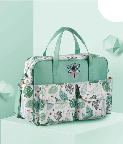 sac-a-langer-de-bebe-en-papillon-vert
